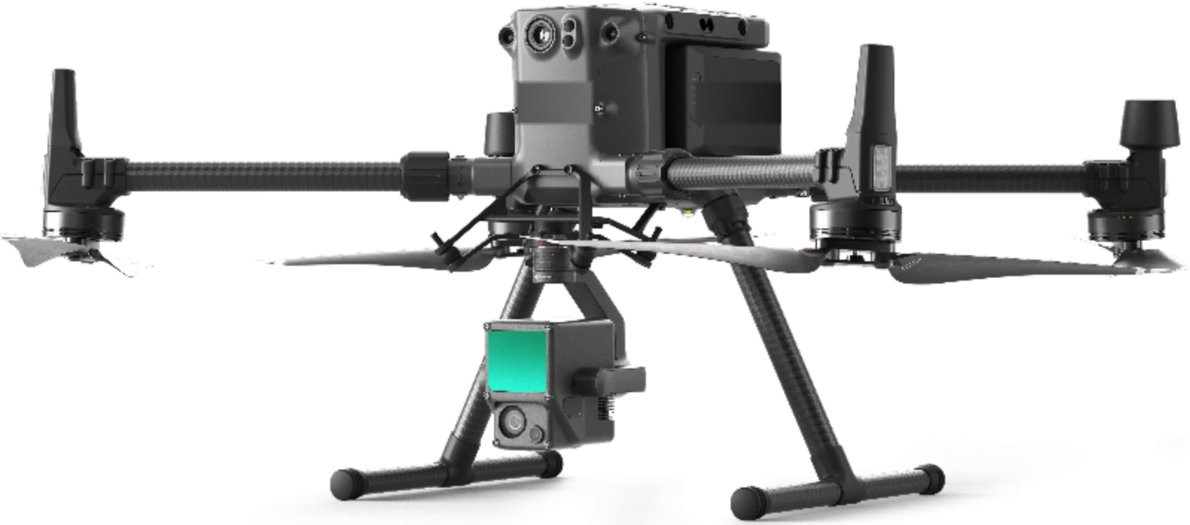 Drone industrial com sensor LiDAR (imagem ilustrativa)